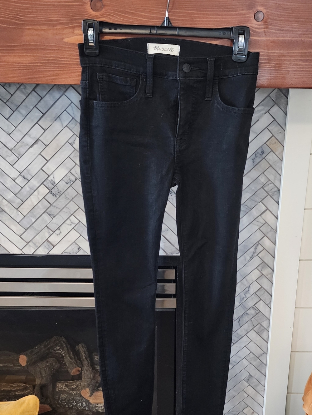 Madewell Roadtripper Skinny Jeans – Black Wash – Size 24 Petite - Picture 6 of 6
